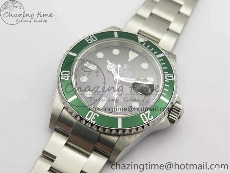 MiroTime 0106 Submariner 16610 LV Green No Rehaut Engraving JF 1:1 Best Edition On SS Bracelet SH ZeroBulk 3543